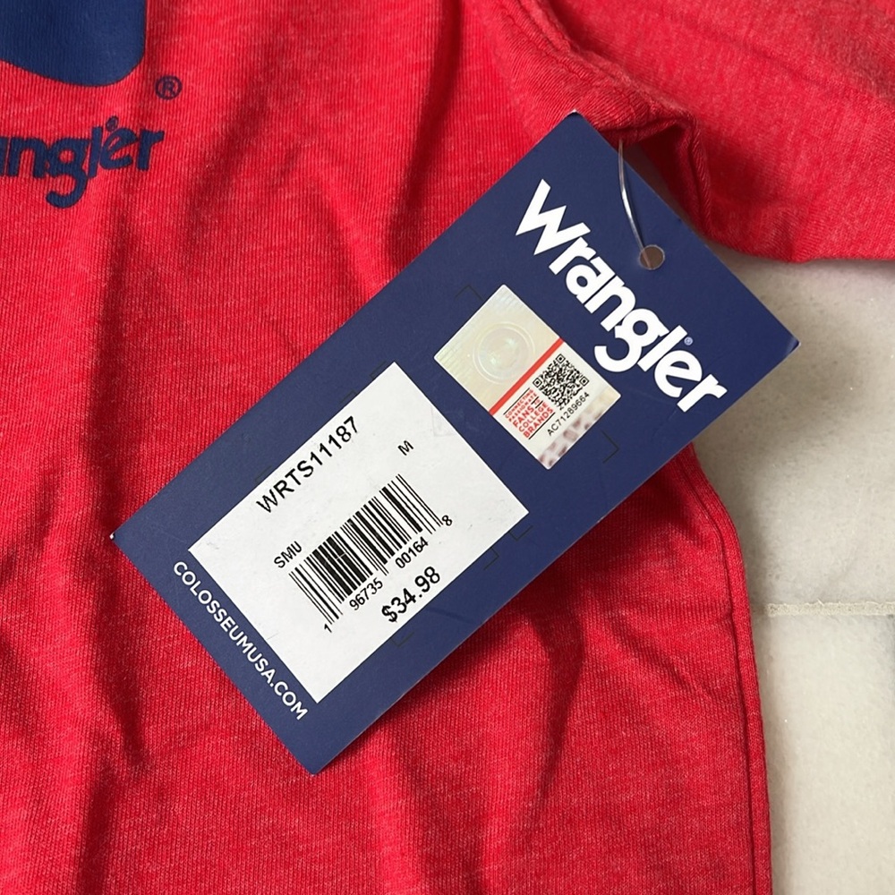 Bundle of 4 SMU Southern Methodist Mustangs Champion Wrangler T-Shirts - Size M - Picture 8 of 14